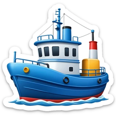 Tug boat  sticker