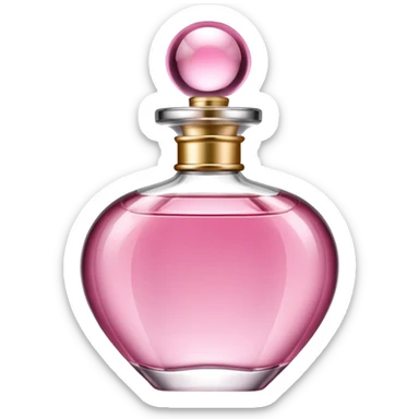 Pink perfume bottle  sticker