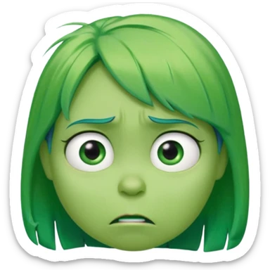 DISGUST FROM MOVIE INSIDE OUT sticker