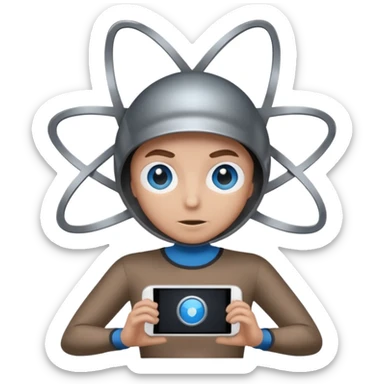 I want atom from reel steel that has gray body with black screen and blue eyes and a brown top sticker