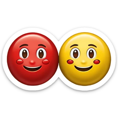 2 M&M's with the logo on them too but make it an emoji with the logo sticker