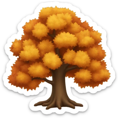 Autumn tree  sticker