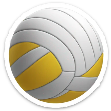 Spiking Volleyball sticker