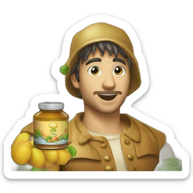 wock sirop de toux  sticker