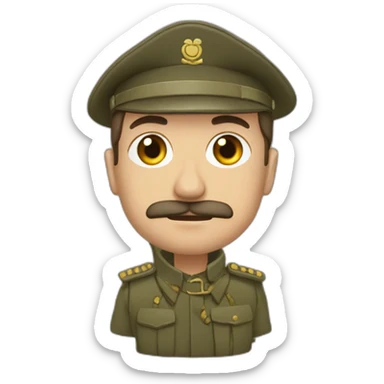 Soldado del siglo 19 frances sticker