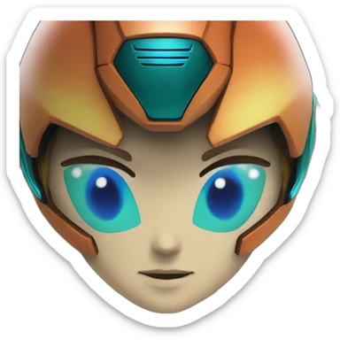 Samus head sticker