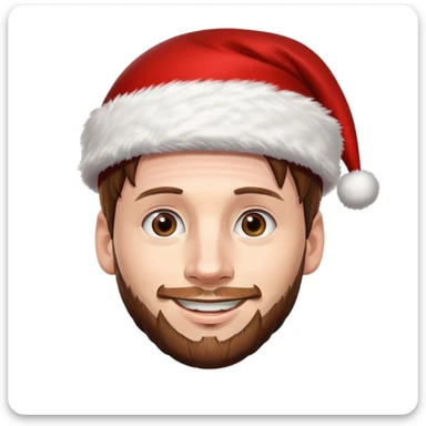 Messi con gora de navidad  sticker