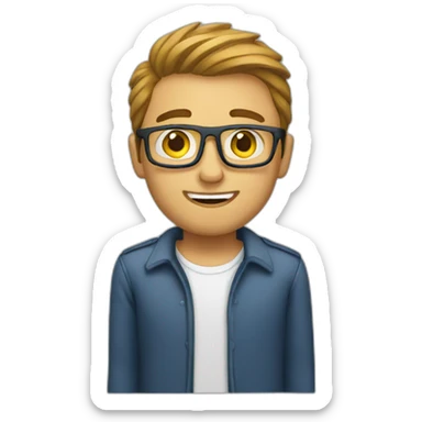 Marketing guy sticker