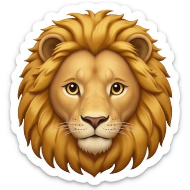 Lion eta  sticker