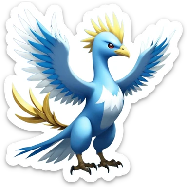 Mythical Pokémon List  Articuno … A legendary bird that can control ice.  Zapdos … A dual-type Electric/Flying legendary Pokémon. It is one of the three legendary birds of Kanto.  Moltres … A legendary bird Pokémon that is a member of the three legendary birds of Kanto.  Mewtwo … One of the first Legendary Pokémon, created by scientists who were trying to create the world's strongest Pokémon.  Raikou … An Electric-type legendary Pokémon. It is one of the three Pokémon in the Legendary Fawn trio.  Entei … A Fire-type Legendary Pokémon from the Johto region.  Suicune … A legendary water-type Pokémon that was the mascot for Pokémon Crystal.  Lugia … A large, flying creature that resembles a dragon-bird hybrid. It is also known as the "Guardian of the Seas".  sticker
