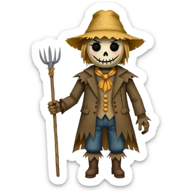 scarecrow villain sticker