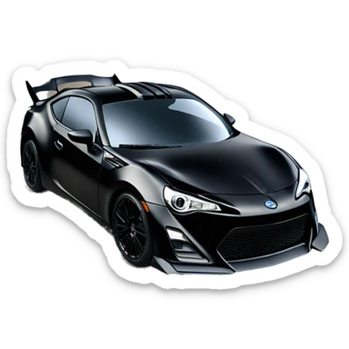 Darth Vader and Batman themed Scion FR-S  sticker