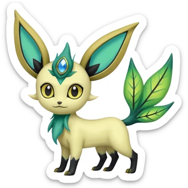 Amaura-Celebi-Umbreon-Leafeon-fusion sticker