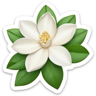 Gardenia sticker