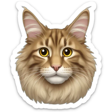 A mainecoon  sticker