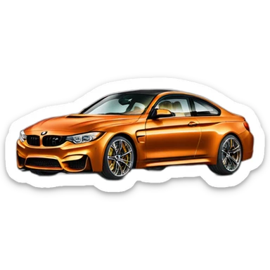 Bmw M4 compétition sticker
