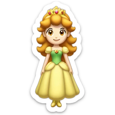 Princesse Daisy de Super Mario Bros sticker