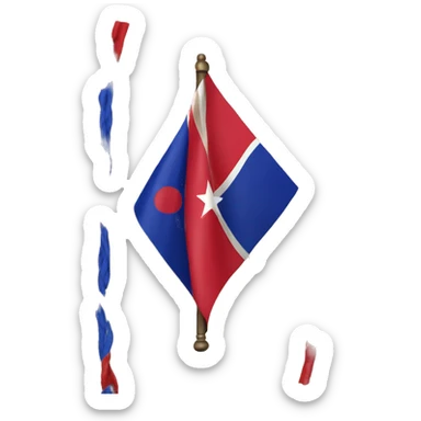 Modern Assyrian flag sticker