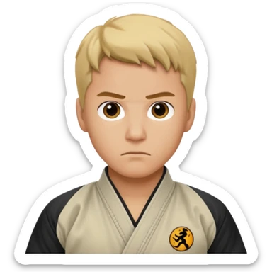 Miguel from Kobra Kai realistic  sticker