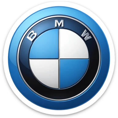 Bmw car logo sticker