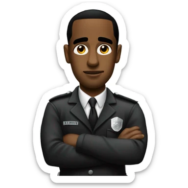 p diddy wearing a jail uniform behind bars sticker