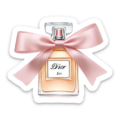 A Miss Dior perfume  sticker