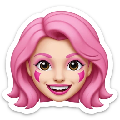 la pantera rosa de la caricatura sticker