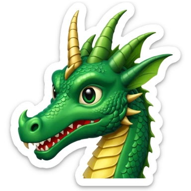 ein drache mit einem zauberstab und einen zilinder auf dem kopf sticker