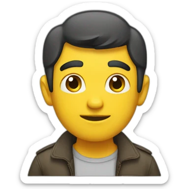 standing cel sticker