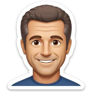 Mel Gibson sticker