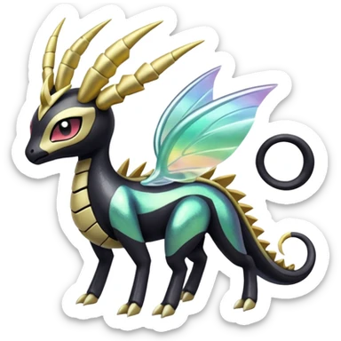 Meloetta-Amaura-Giratina-Pokémon-Fakémon-fusion-hybrid-creature sticker