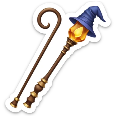 black mage cane sticker