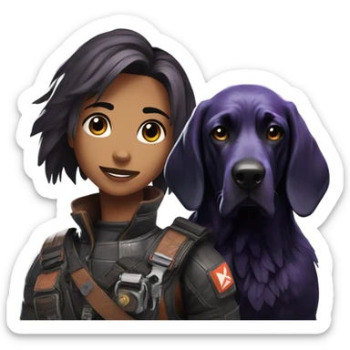 Apex Legends Bloodhound with raven sticker
