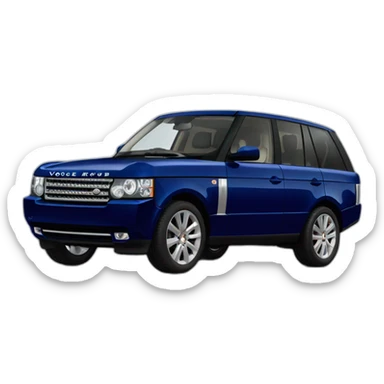 dark blue range rover vogue l322 sticker