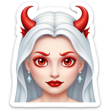 devil bride sticker