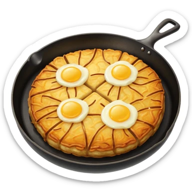 swiss rösti, without eggs sticker