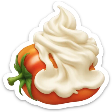 paprica cream sticker