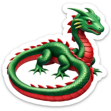 Pokemon  legendary Rayquaza sticker