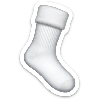 A white sock sticker