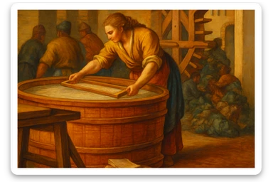 Сгенерируй мне эту же гравюру, только в цвете sticker