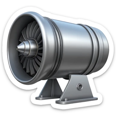 Generate a jet engine for the Russian drone "Geranium-3" sticker