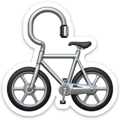 Bike lock sticker