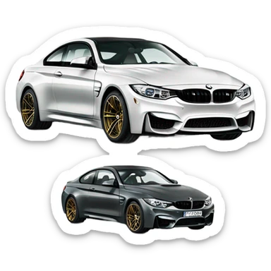 bmw m4 sticker