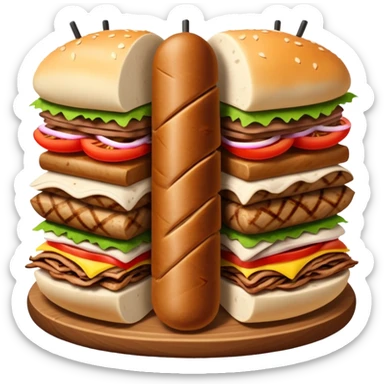 döner kebab sticker