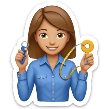 ladies tailor sticker