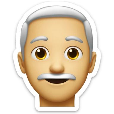 Heart eyes with drool  sticker