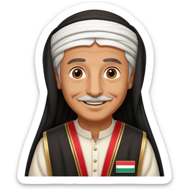 old emirates guys wearin gUAE cloths sticker