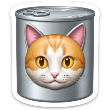 create a can of catfood emoji sticker