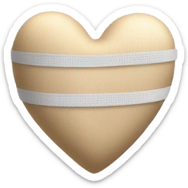 Heart of bandage  sticker