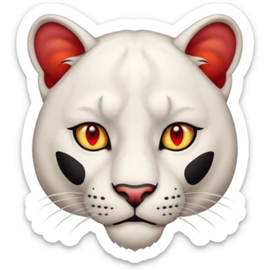 white panther emoji. As one would see on discord, that looks like Samuel Ayers from "The Smoke Room". make sure his eyes are red NO RED EARS, like the image sticker